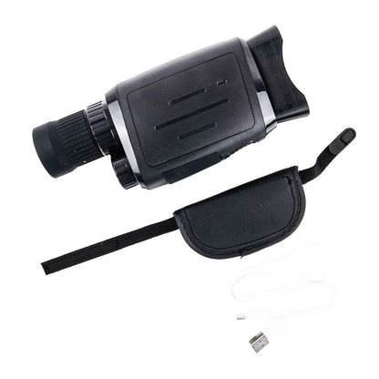 Monocular de Visión Nocturna Almalux® Nightvision 1080P con Infrarrojos, Zoom 16X y Pantalla Digital para Exterior
