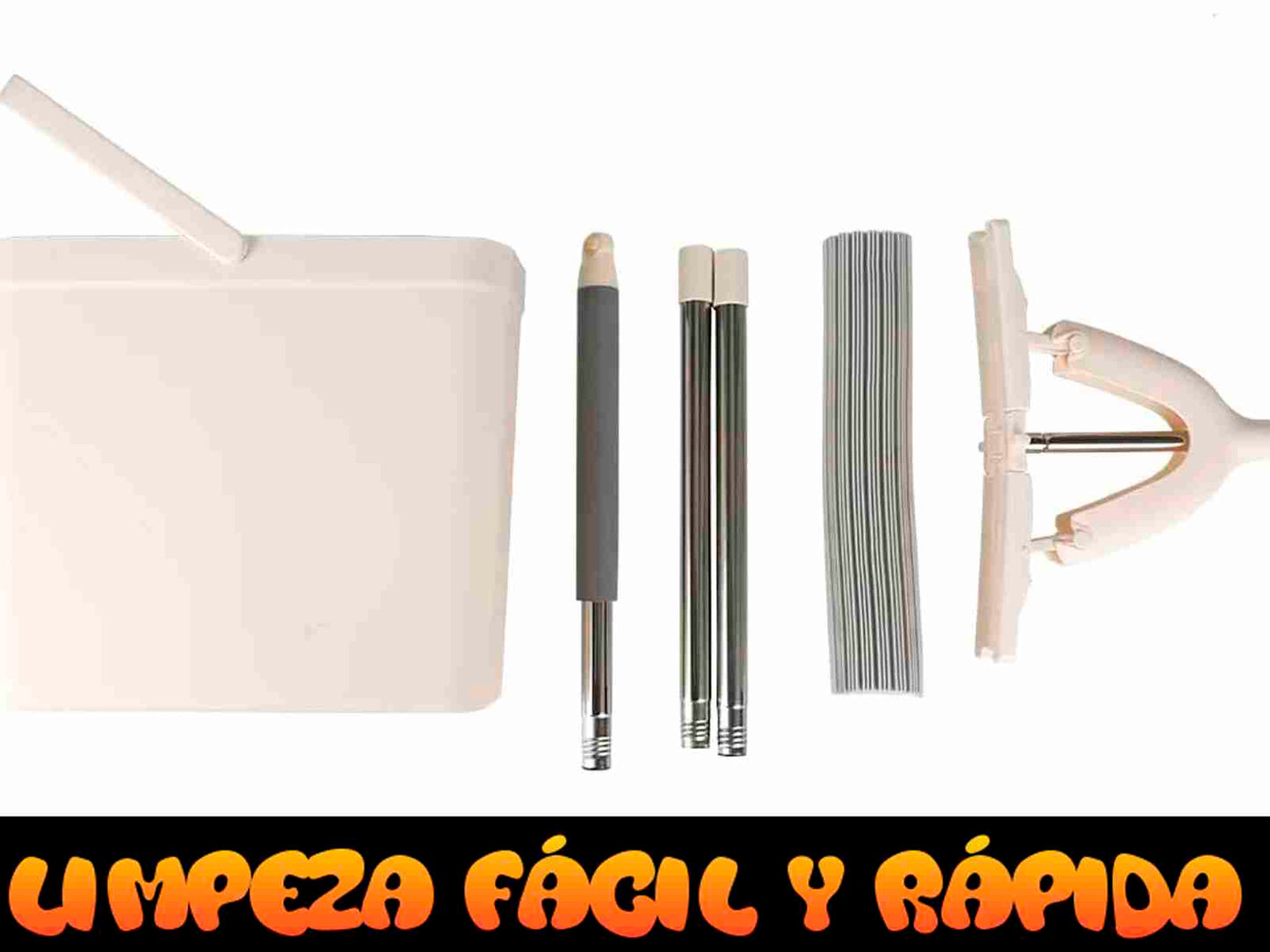 Mopa con cubo escurridor multiusos