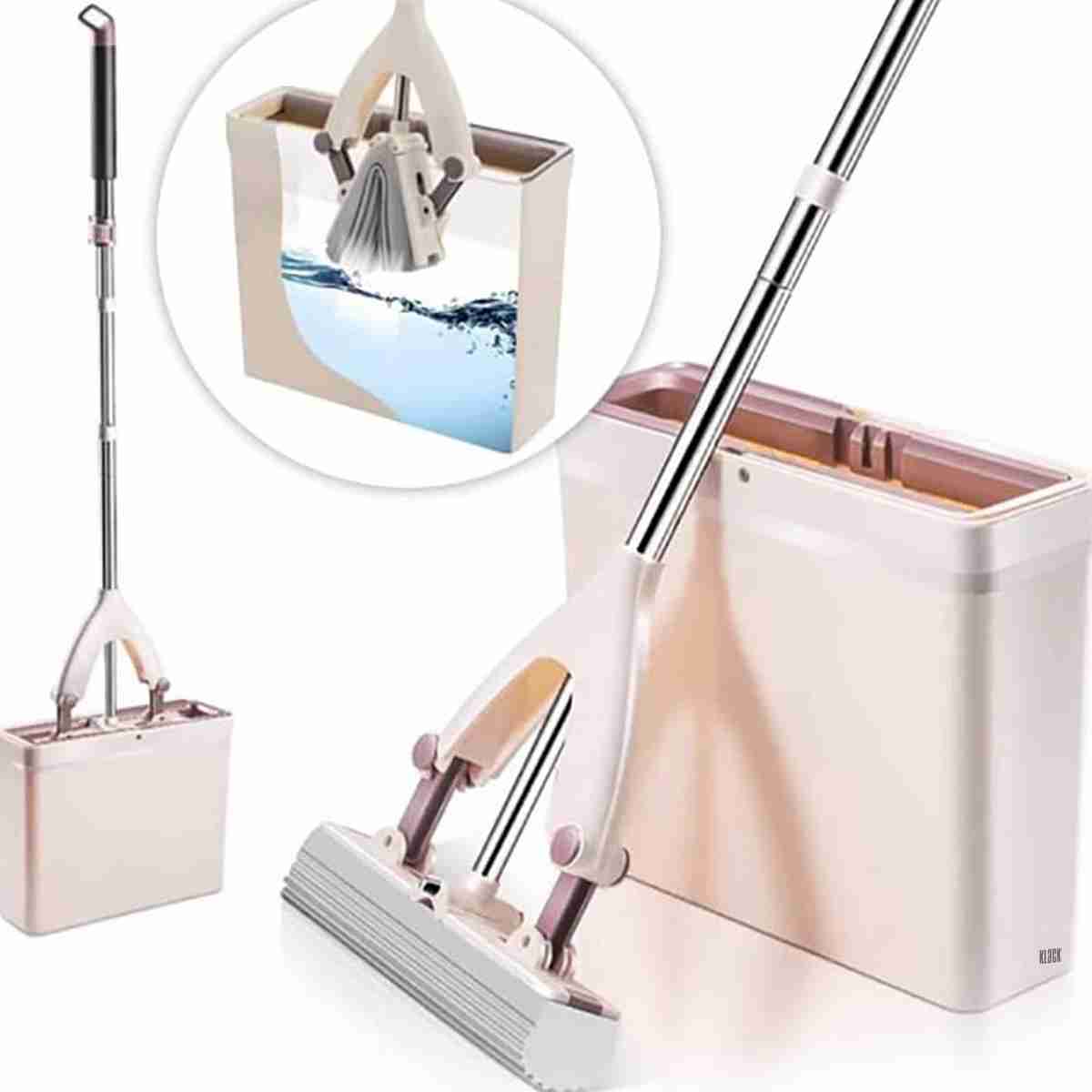 Mopa con cubo escurridor multiusos