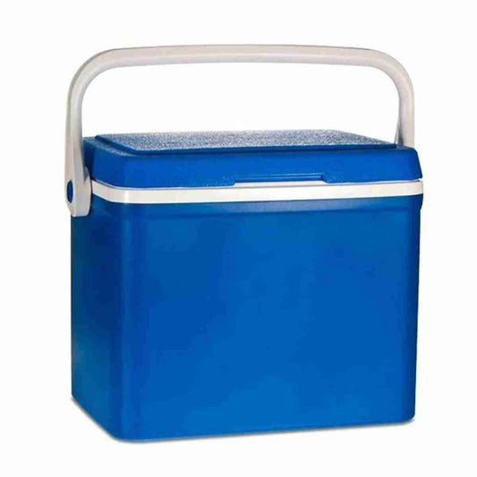 Nevera Portatil Almalux® para Camping y Playa con asa resistente y cierre hermético. Perfecta para mantener frescos alimentos y bebidas - azul