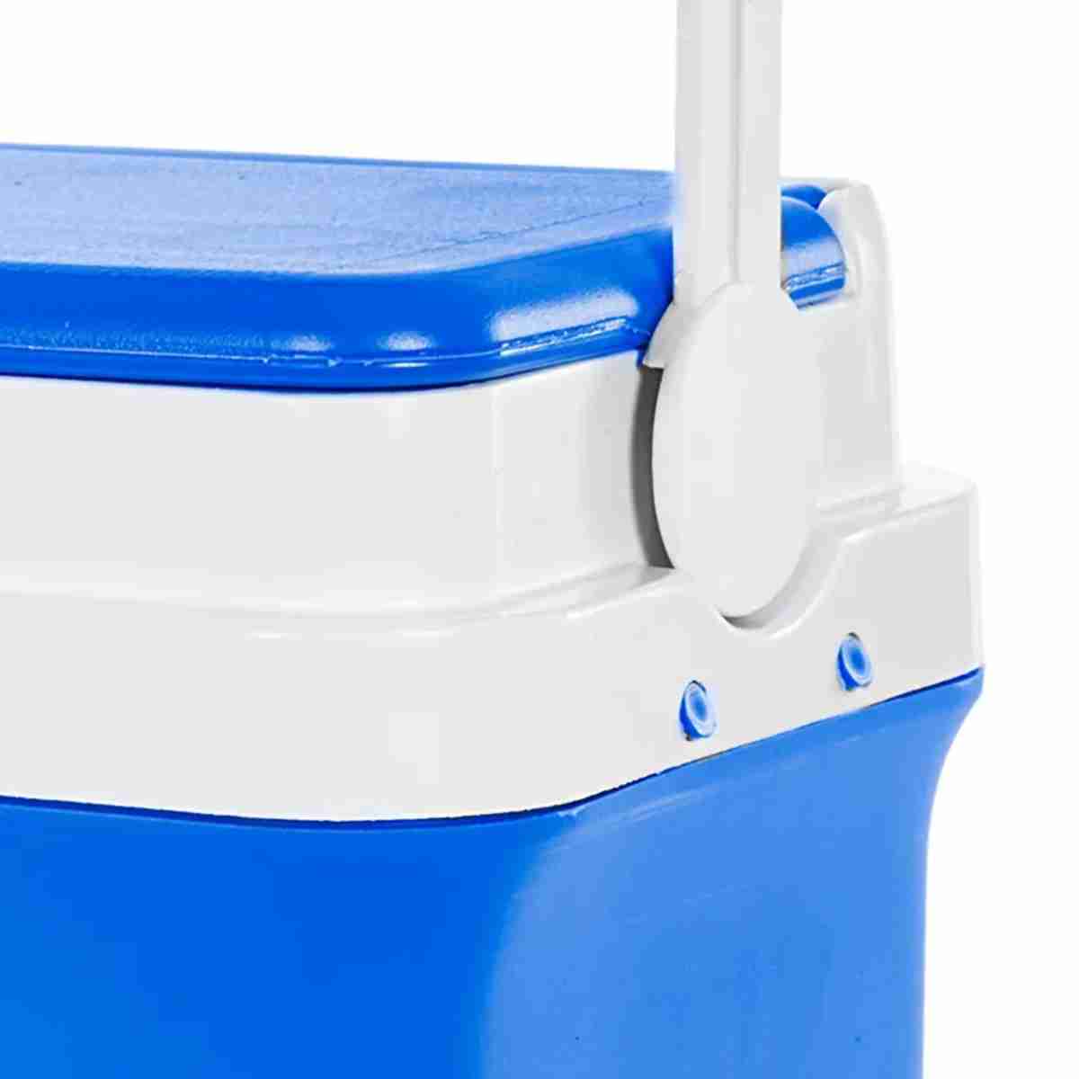 Nevera Portatil Almalux® para Camping y Playa con asa resistente y cierre hermético. Perfecta para mantener frescos alimentos y bebidas - azul