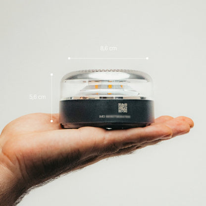 Luz de Emergencia Almalux®, Baliza V16 Geolocalizada – Seguridad y Visibilidad en la Carretera - Con funda protectora