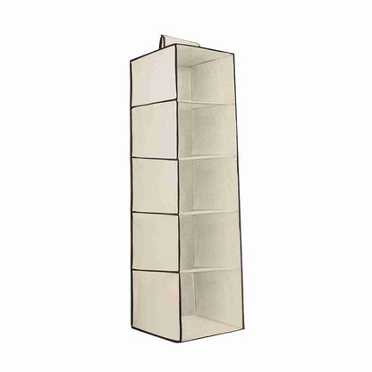 Organizador Armario Colgante y Plegable Almalux® con 5 estantes -  30x30x100 cm