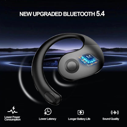 Auriculares Bluetooth Almalux® OWS-JM13 – Traductor de IA en Tiempo Real, Conducción Ósea, IPX5 y Bluetooth 5.4