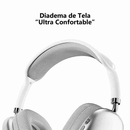 Auriculares Bluetooth de diadema con Funda Almalux® PRO MAX -  reducción de sonido ambiente