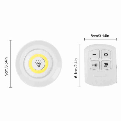 Pack de 3 luces Luz led Almalux® con control remoto para armario -  dormitorio -  librería -  despensa -  pasillo -  escaleras -  almacén -  bodegas