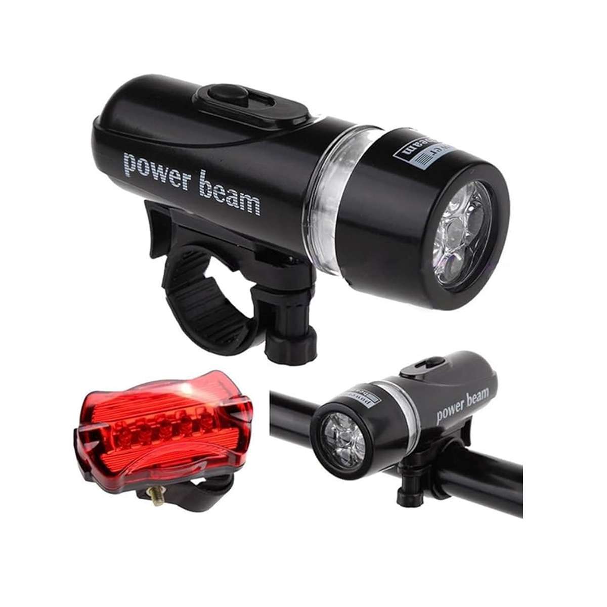 Luz LED de bicicleta Almalux®, Delantera y Trasera, Blanca y Roja