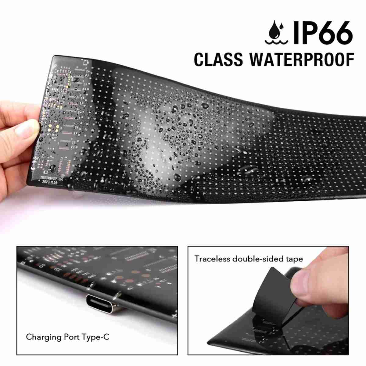 Panel Letrero LED / Pixels Flexible Almalux® programable -  Texto -  Animaciones -  Reloj -  Música -  etc