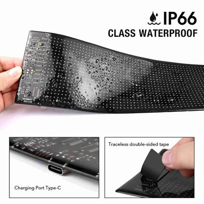 Panel Letrero LED / Pixels Flexible Almalux® programable -  Texto -  Animaciones -  Reloj -  Música -  etc