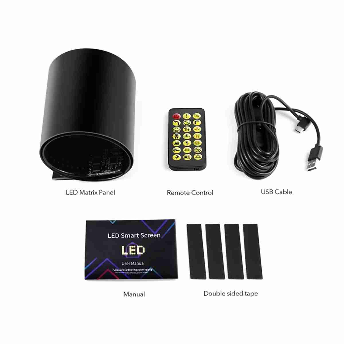 Panel Letrero LED / Pixels Flexible Almalux® programable -  Texto -  Animaciones -  Reloj -  Música -  etc