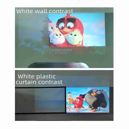 Pantalla para proyector Almalux® reflectante de alto brillo de 155x90 cm -  16:9 Pantalla de proyección de tela
