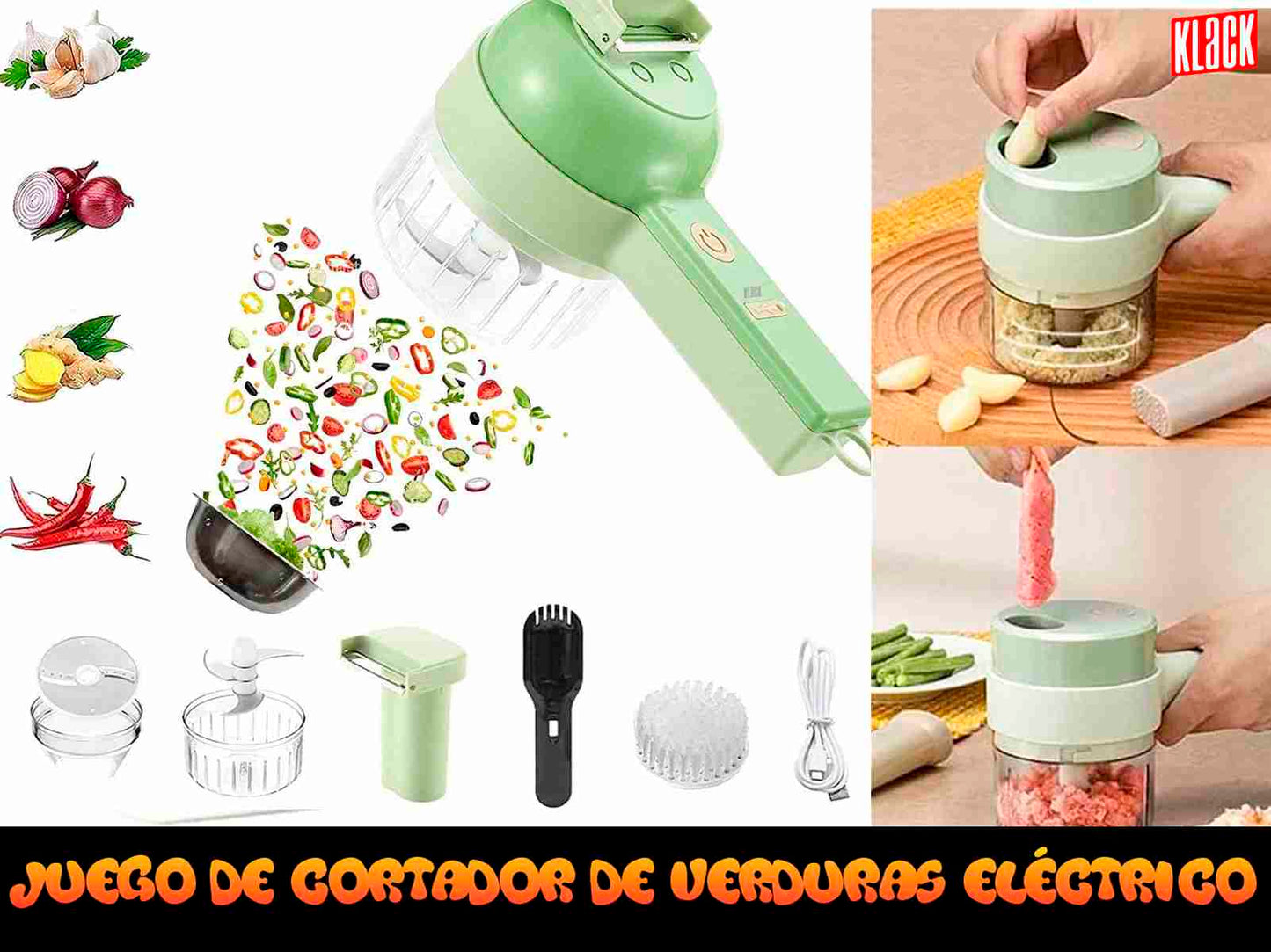 Trituradora de alimentos cortador de verduras
