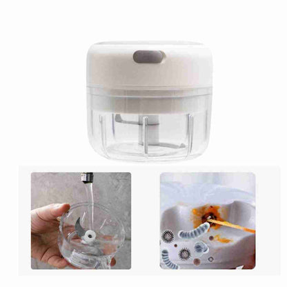 Mini Picadora Multifunción Recargable Almalux® de 250ml -  cuchillas de acero inoxidable -  30W