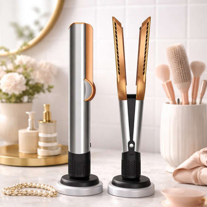 Plancha Alisadora Secador Almalux® 2 en 1 Profesional con Iones Negativos, Seca y Alisa sin Dañar el Cabello, Antiencrespamiento