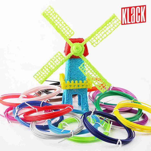 Recambio de Filamento de PLA 3D de 1 - 75mm Almalux® 50 metros -  recarga de bolígrafo 3D -  Recámbio de pluma 3D -  Material de Pen de impresión 3D -  Boli 3D.
