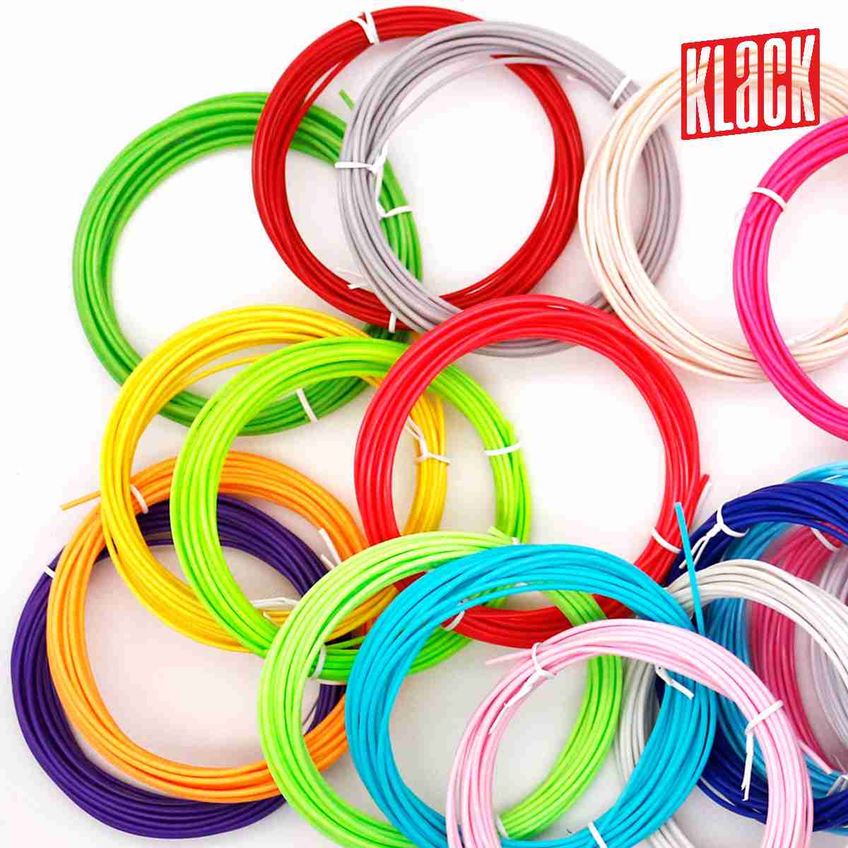 Recambio de Filamento de PLA 3D de 1 - 75mm Almalux® 50 metros -  recarga de bolígrafo 3D -  Recámbio de pluma 3D -  Material de Pen de impresión 3D -  Boli 3D.