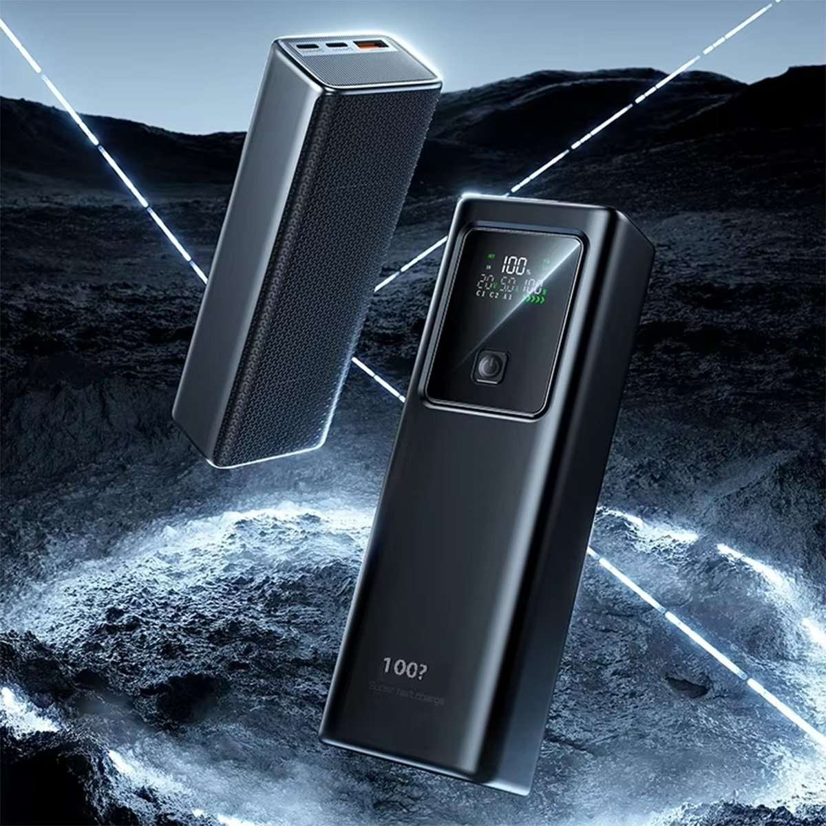 PowerBank 20.000 mAH y 100W Almalux®, Cargador , Batería Externa de Carga Súper Rápida