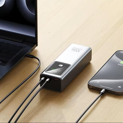Cargador PowerBank Almalux, Batería Externa de Carga Súper Rápida de 20.000 mAH y 100W