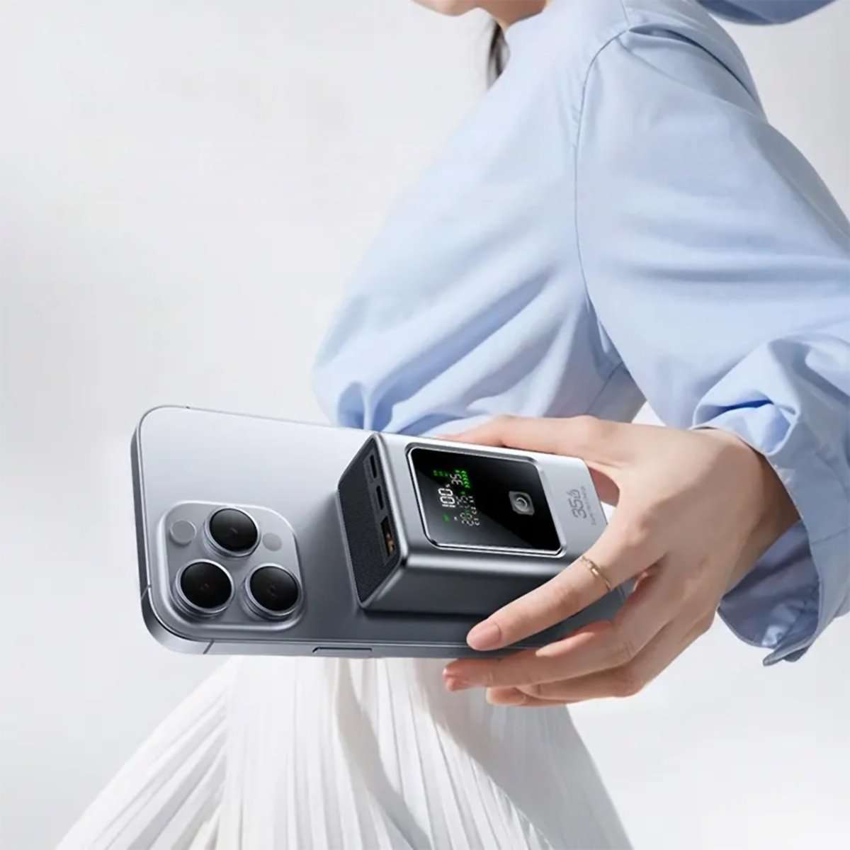PowerBank 10.000 mAH y 35W Almalux®, Cargador, Batería Externa de Carga Súper Rápida