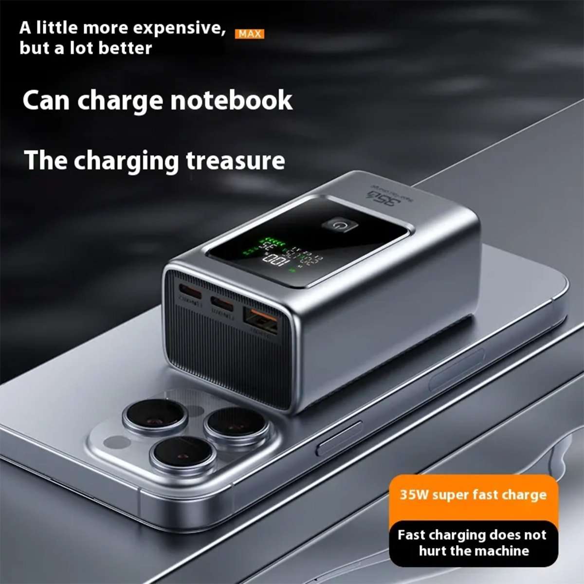 PowerBank 10.000 mAH y 35W Almalux®, Cargador, Batería Externa de Carga Súper Rápida