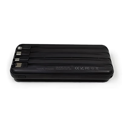 Batería Externa Universal PowerBank Almalux® de 10.000 mAh + Qi Carga Inalámbrica (4 Conexiones incorporadas)