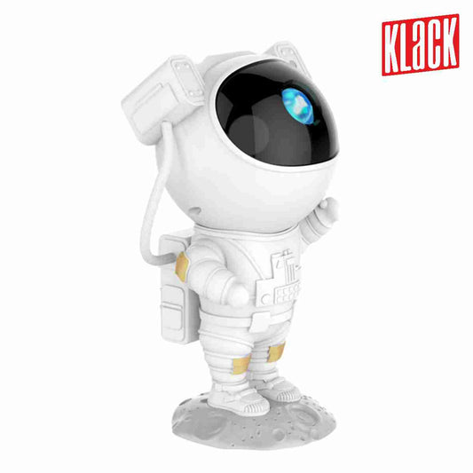Proyector de luz Almalux® de astronauta de cielo nocturno con 7 efectos de nebulosa 360° para niños y adultos