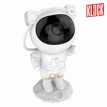 Proyector de luz Almalux® de astronauta de cielo nocturno con 7 efectos de nebulosa 360° para niños y adultos