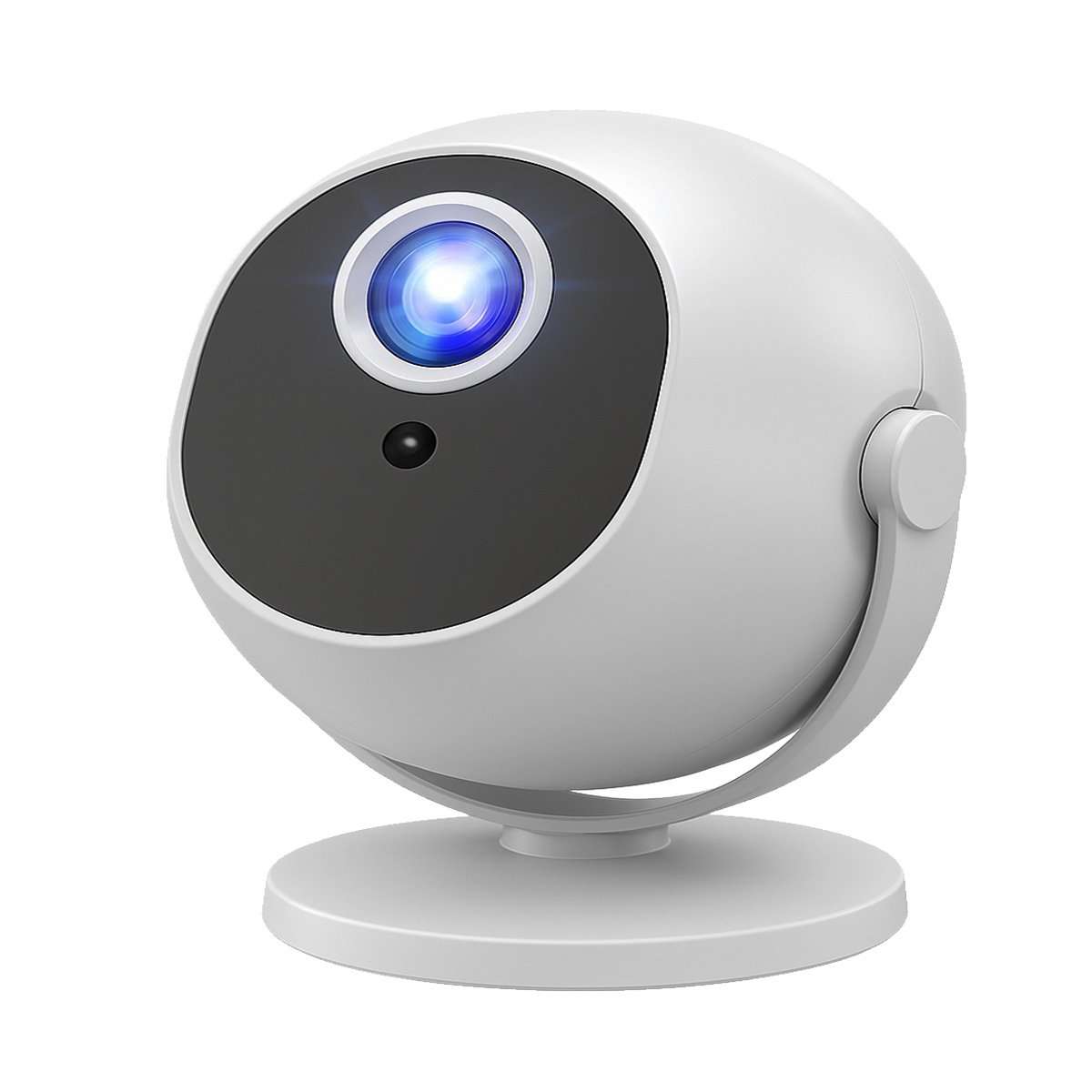 Proyector Portátil Almalux® 1080P – Soporte 4K, Android 11, WiFi 6, Bluetooth 5.2, Giro 360° y Autoajuste de Imagen