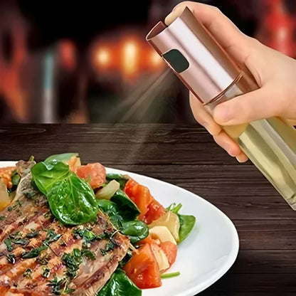 Pulverizador de Aceite Almalux® 100 ml – Antigoteo, Reutilizable y Fácil de Usar para Cocina Saludable