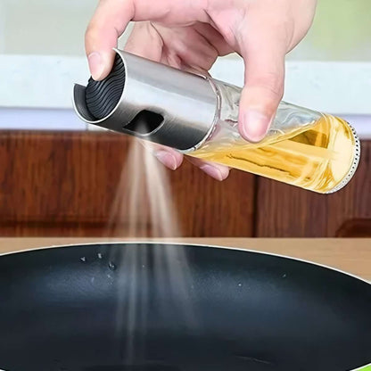 Pulverizador de Aceite Almalux® 100 ml – Antigoteo, Reutilizable y Fácil de Usar para Cocina Saludable