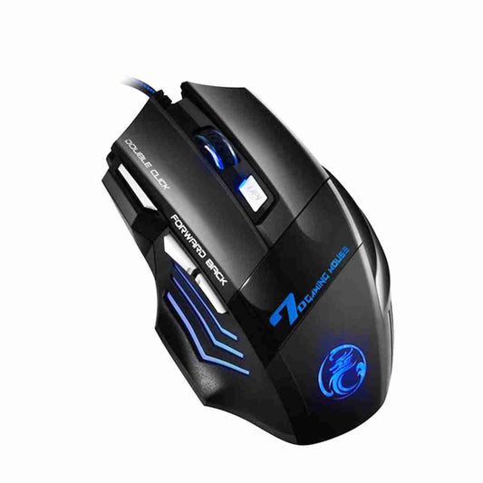 Ratón Almalux® X7 Gaming para juegos con cable -  7 botones -  ergonómico -  óptico