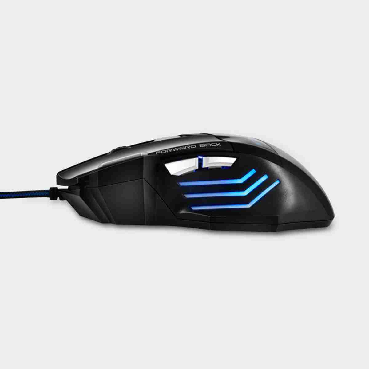 Ratón Almalux® X7 Gaming para juegos con cable -  7 botones -  ergonómico -  óptico