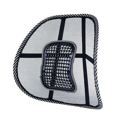 Soporte para la espalda Almalux® con perlas de masaje, respaldo ergonómico lumbar para silla, oficina y coche