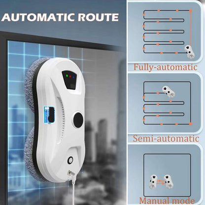 Robot Limpiacristales Almalux® Automático con Pulverización de Agua, Succión 5600Pa, Control Remoto y Sistema de Seguridad