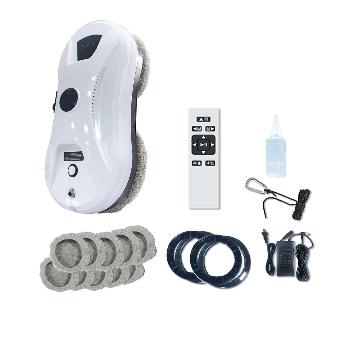 Robot Limpiacristales Almalux® Automático con Pulverización de Agua, Succión 5600Pa, Control Remoto y Sistema de Seguridad