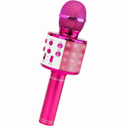 Micrófono Karaoke Bluetooth Almalux®  -  4 en 1 Microfono Inalámbrico Portátil para Niños -  Musica -  Función de Eco -  Compatible con Android -  PC