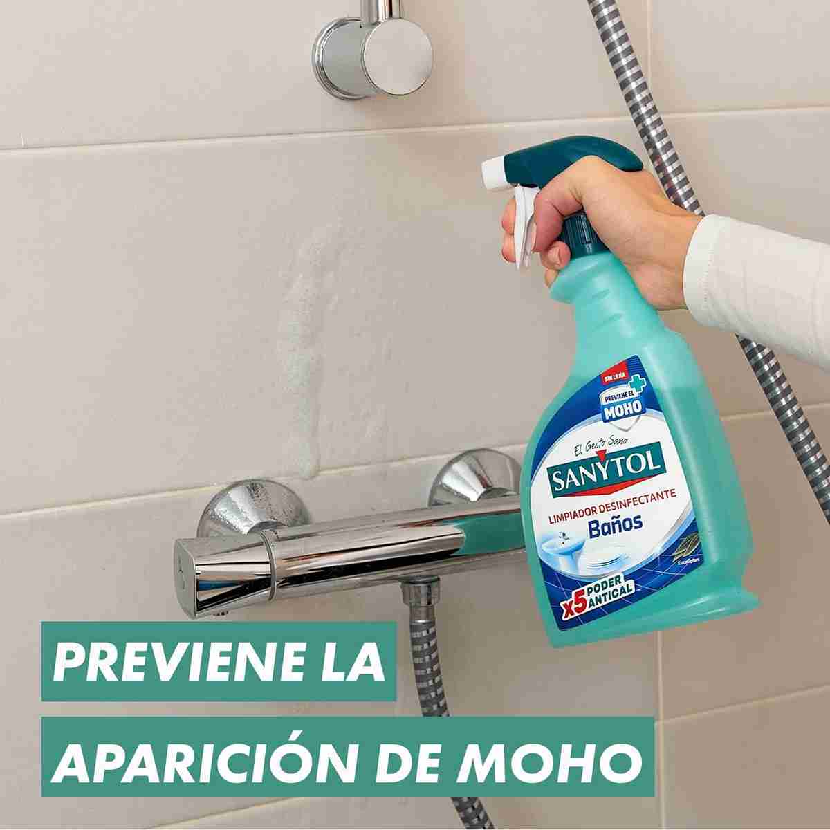 Sanytol – Limpiador Desinfectante Antical Baños -  Elimina Bacterias -  Hongos y Virus Sin Lejía -  Perfume Eucaliptus