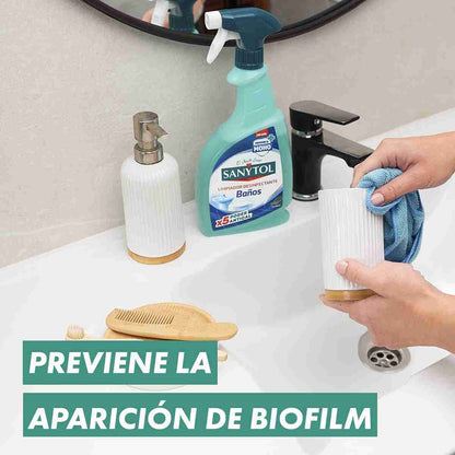 Sanytol – Limpiador Desinfectante Antical Baños -  Elimina Bacterias -  Hongos y Virus Sin Lejía -  Perfume Eucaliptus