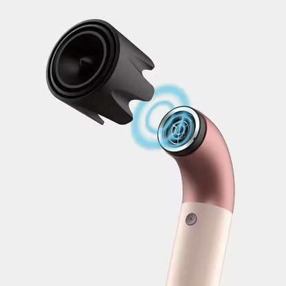 Secador de pelo Almalux® SECDYS CURVO sin aspas 5 en 1 con iones negativos, 1400W con Accesorios – Secado rápido, potente y silencioso