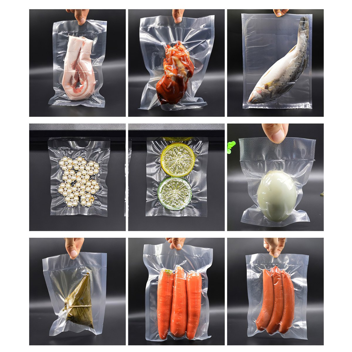 Selladora Envasadora al Vacío Almalux® – Conserva Alimentos Frescos por Más Tiempo | Incluye 10 Bolsas | Para Comida Seca y Húmeda | Sistema Automático 2 en 1