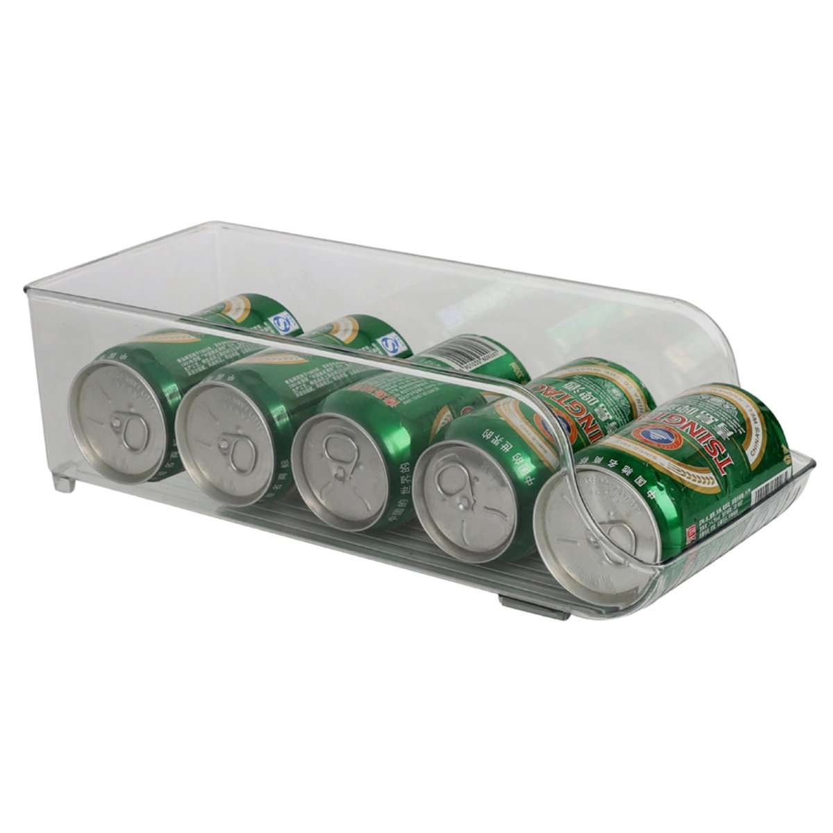 Set de Organizadores Almalux® – 8 Piezas de Plástico Transparente | Para Nevera, Cocina, Baño y Hogar | Apilables y Libre de BPA