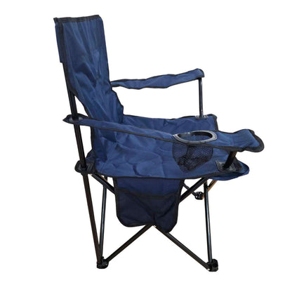 Silla Plegable Almalux® de 52 x 52 x 85 cm para Camping ó Playa con bolsa de transporte - Azul
