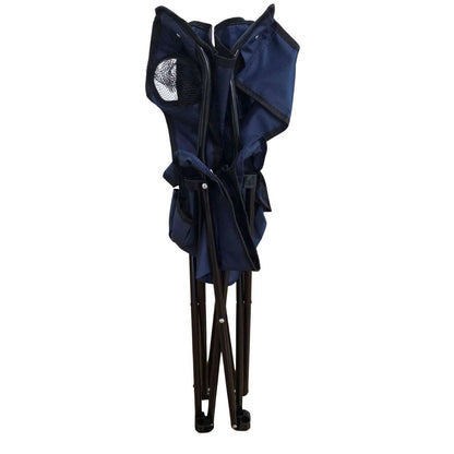 Silla Plegable Almalux® de 52 x 52 x 85 cm para Camping ó Playa con bolsa de transporte - Azul