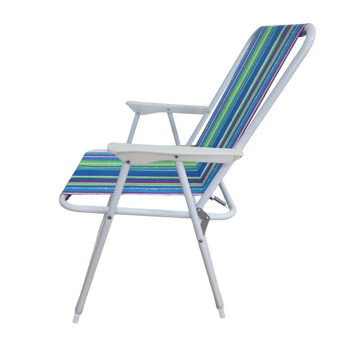Silla Plegable Almalux® de 51.5 x 59 x 74 cm para Camping ó Playa - Multicolor