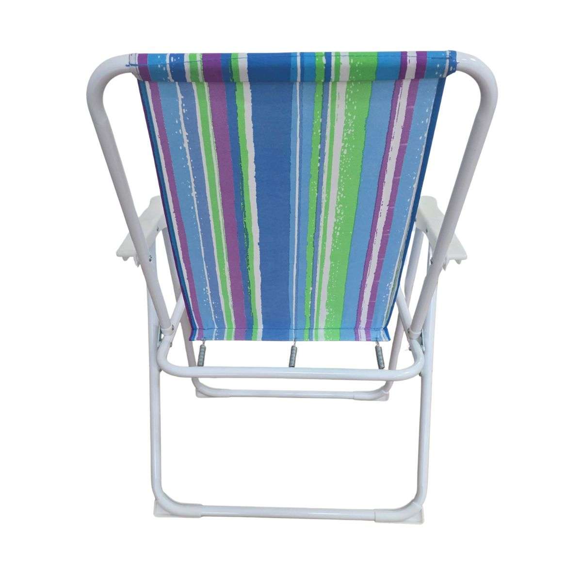 Silla Plegable Almalux® de 51.5 x 59 x 74 cm para Camping ó Playa - Multicolor