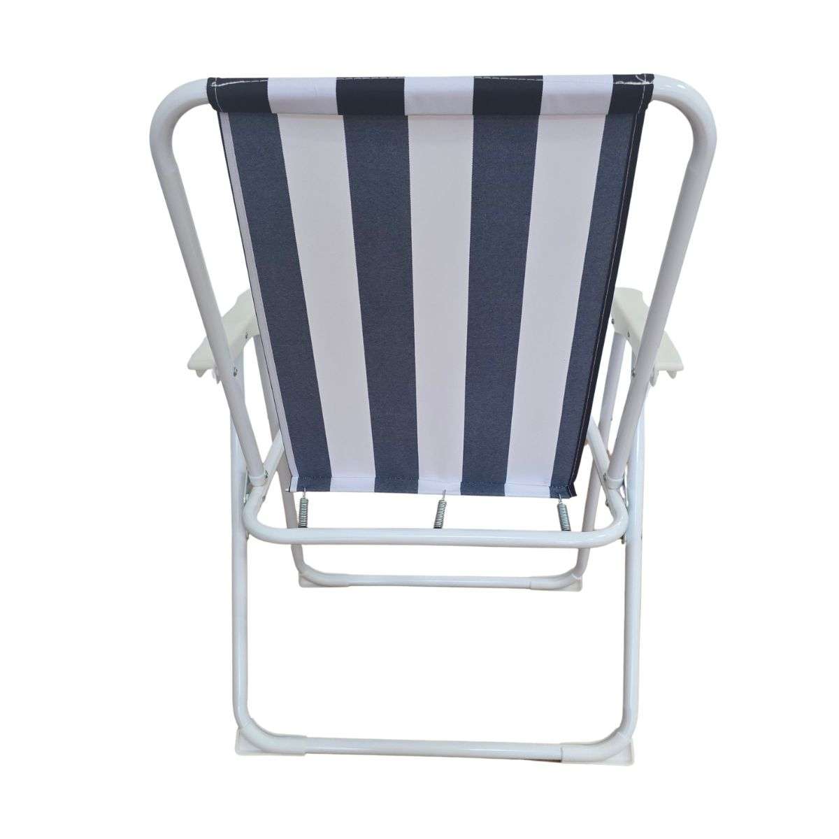 Silla Plegable Almalux® de 51.5 x 59 x 74 cm para Camping ó Playa - Rayas Azules