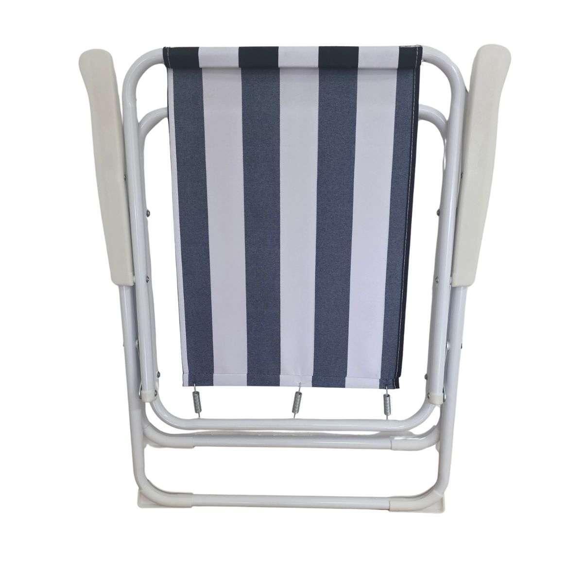 Silla Plegable Almalux® de 51.5 x 59 x 74 cm para Camping ó Playa - Rayas Azules