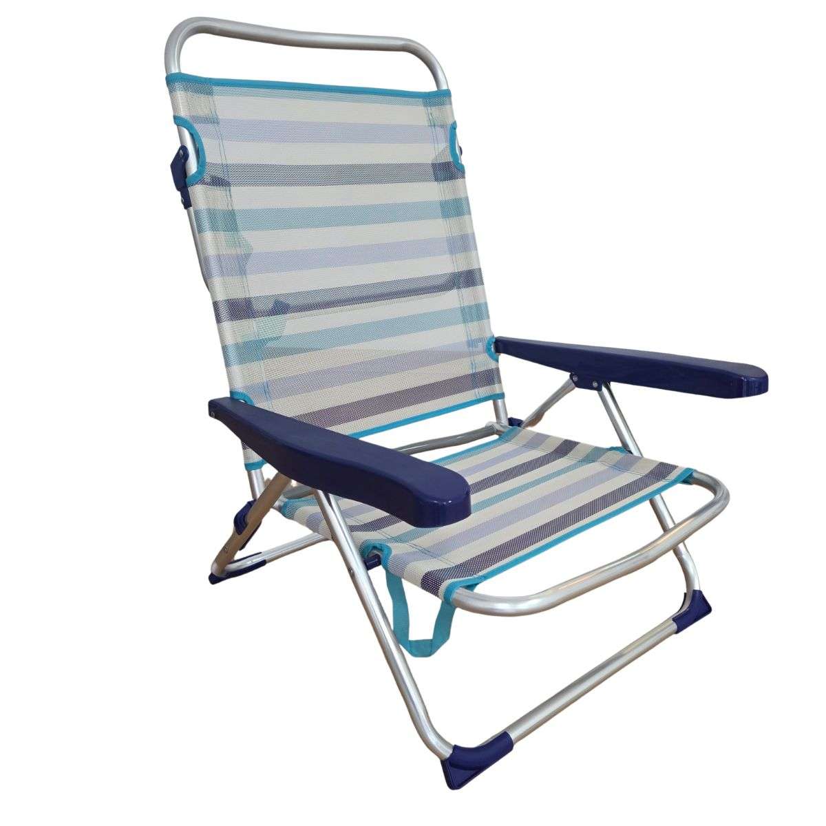 Silla Tumbona Plegable Almalux® de 65 x 60 x 85 cm para Camping ó Playa