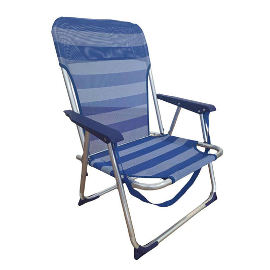Silla Plegable Almalux® de 54 x 40 x 70 cm para Camping ó Playa con Asa de transporte