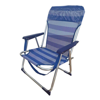 Silla Plegable Almalux® de 54 x 40 x 70 cm para Camping ó Playa con Asa de transporte